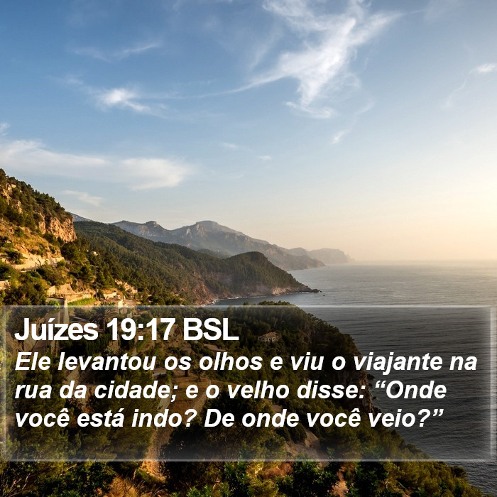 Juízes 19:17 BSL Bible Study