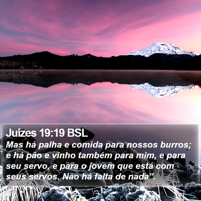 Juízes 19:19 BSL Bible Study