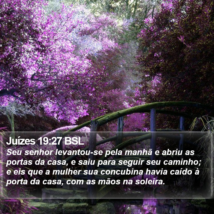 Juízes 19:27 BSL Bible Study