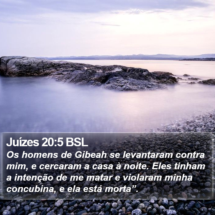 Juízes 20:5 BSL Bible Study