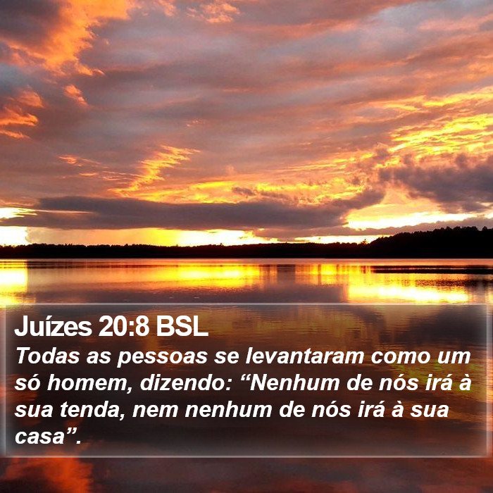 Juízes 20:8 BSL Bible Study