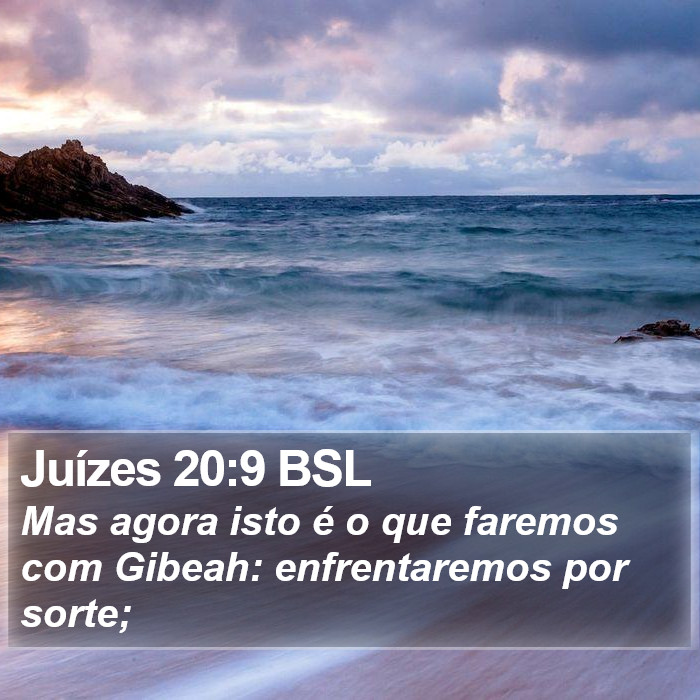 Juízes 20:9 BSL Bible Study