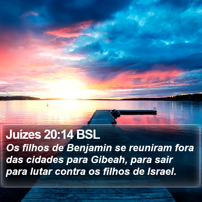 Juízes 20:14 BSL Bible Study