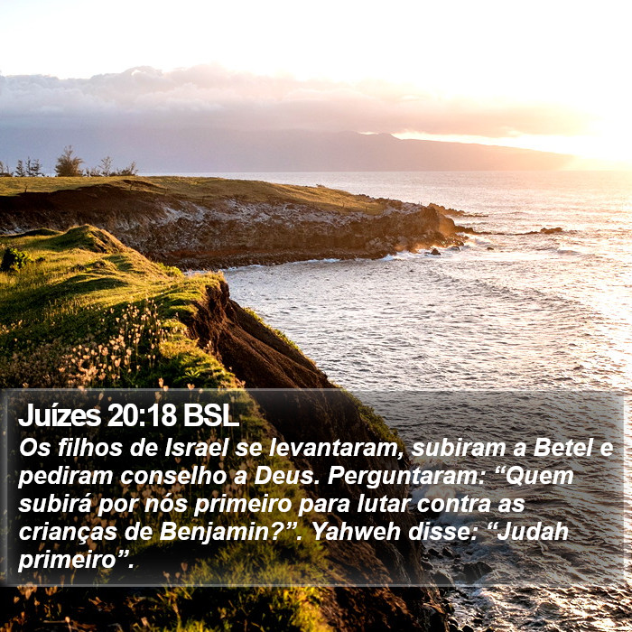 Juízes 20:18 BSL Bible Study