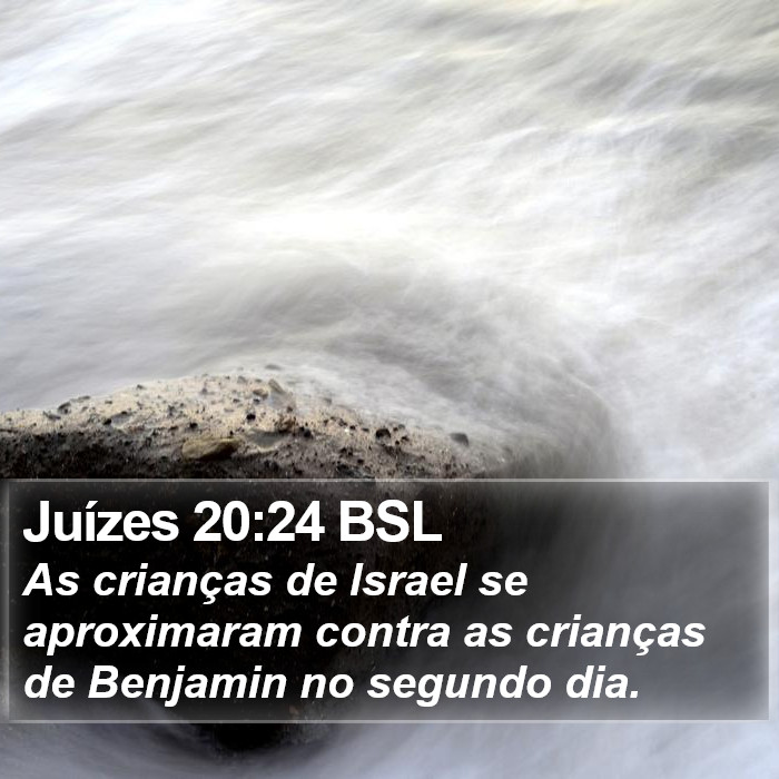 Juízes 20:24 BSL Bible Study