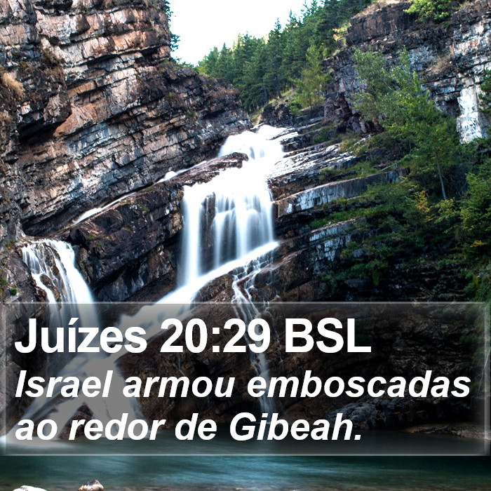 Juízes 20:29 BSL Bible Study