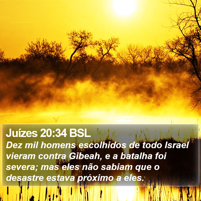 Juízes 20:34 BSL Bible Study