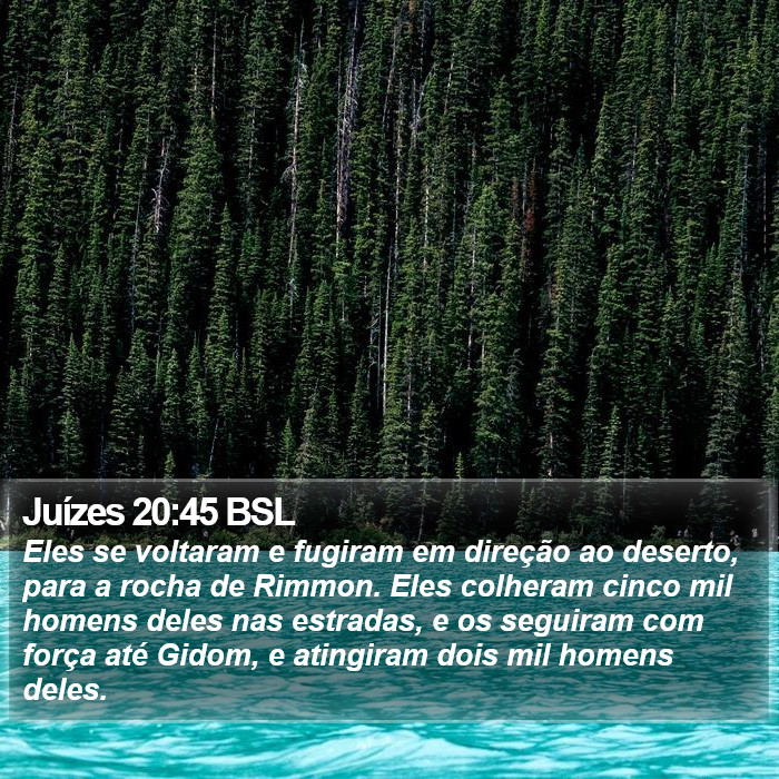 Juízes 20:45 BSL Bible Study