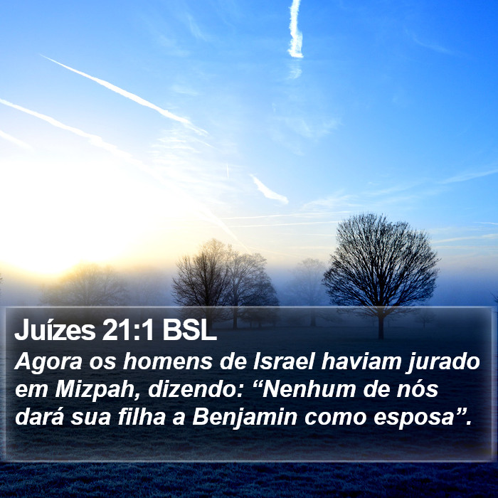 Juízes 21:1 BSL Bible Study