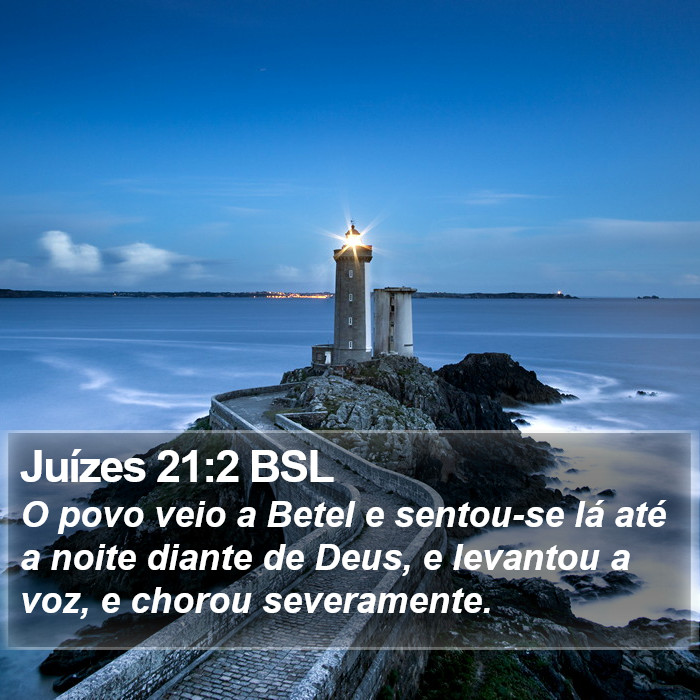 Juízes 21:2 BSL Bible Study