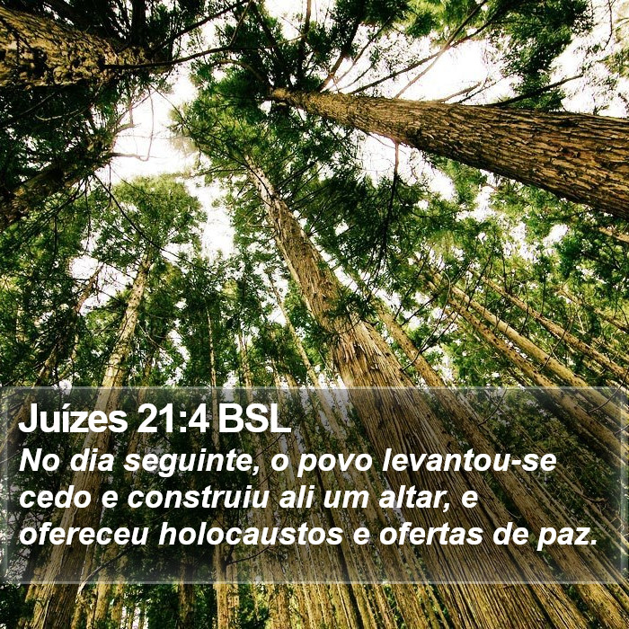 Juízes 21:4 BSL Bible Study