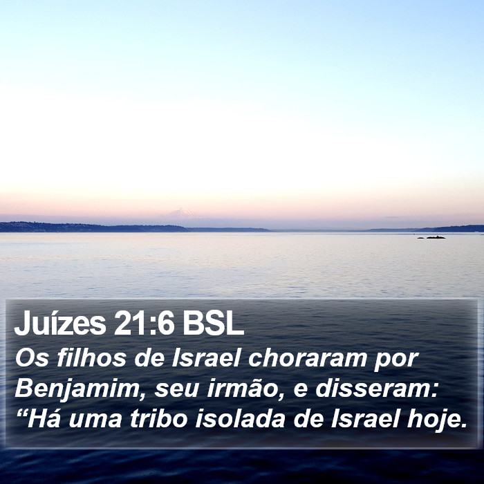 Juízes 21:6 BSL Bible Study