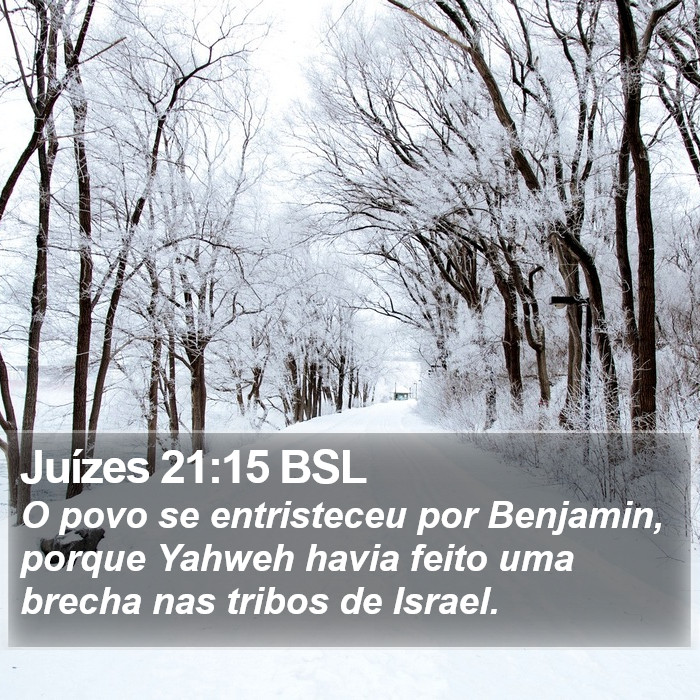 Juízes 21:15 BSL Bible Study