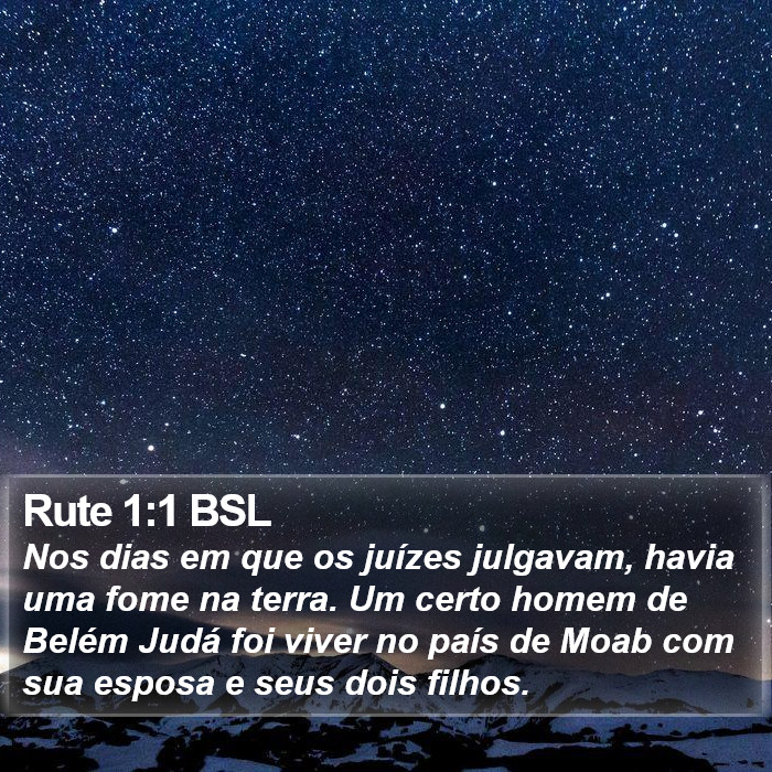 Rute 1:1 BSL Bible Study