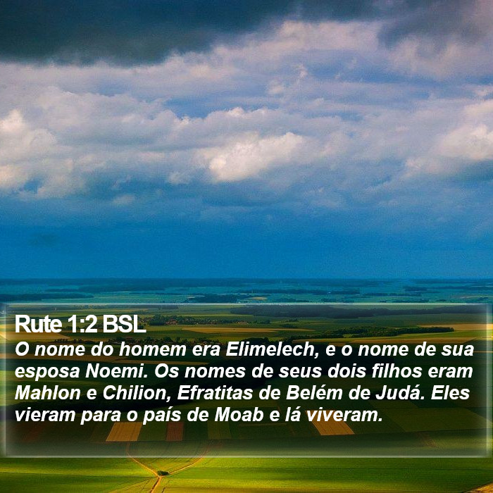 Rute 1:2 BSL Bible Study