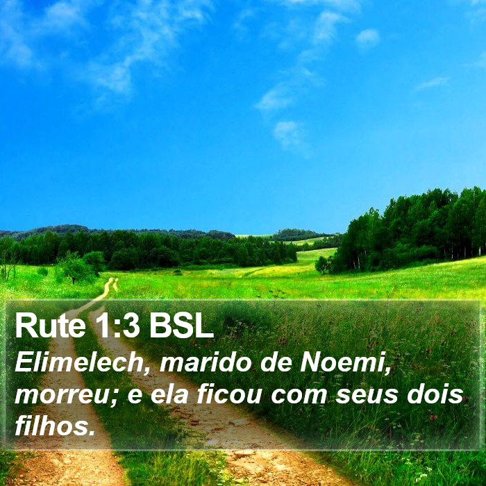 Rute 1:3 BSL Bible Study