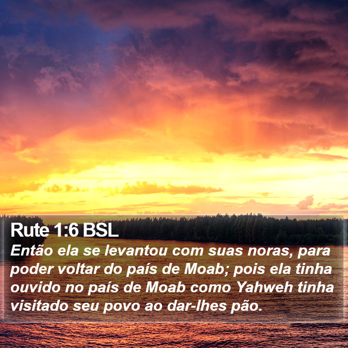 Rute 1:6 BSL Bible Study