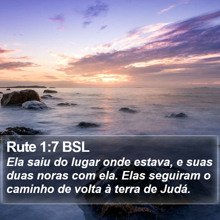 Rute 1:7 BSL Bible Study