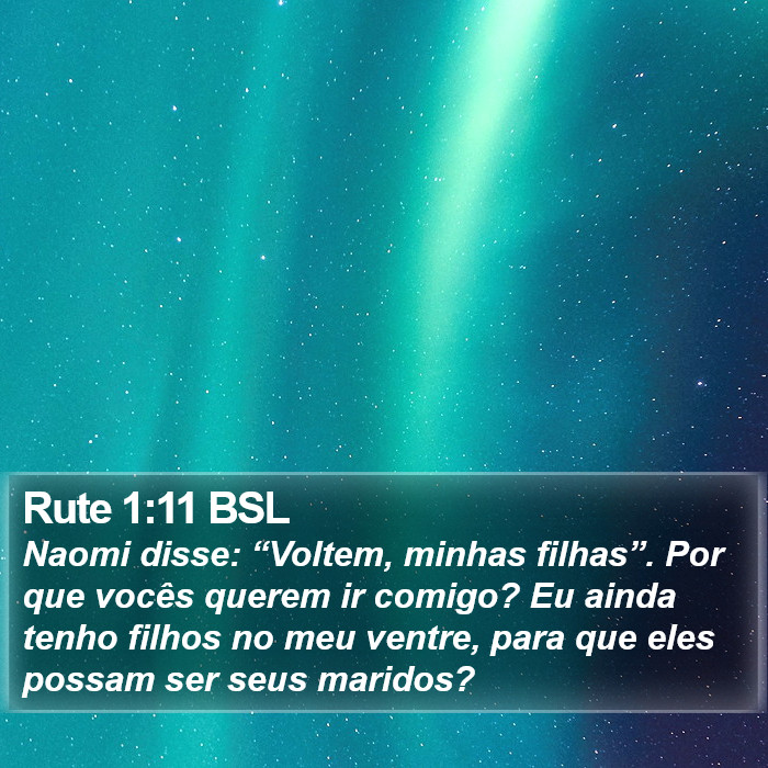 Rute 1:11 BSL Bible Study