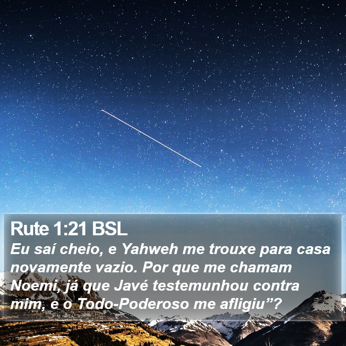 Rute 1:21 BSL Bible Study