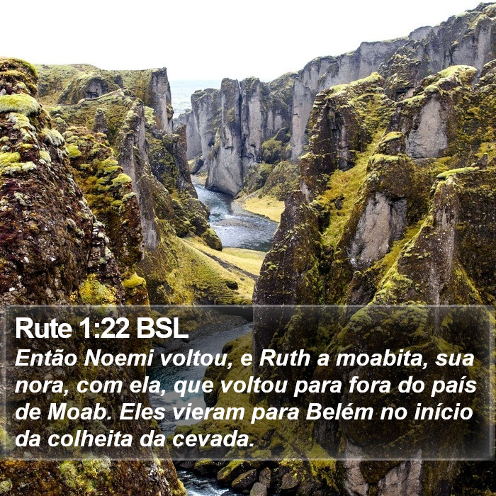 Rute 1:22 BSL Bible Study