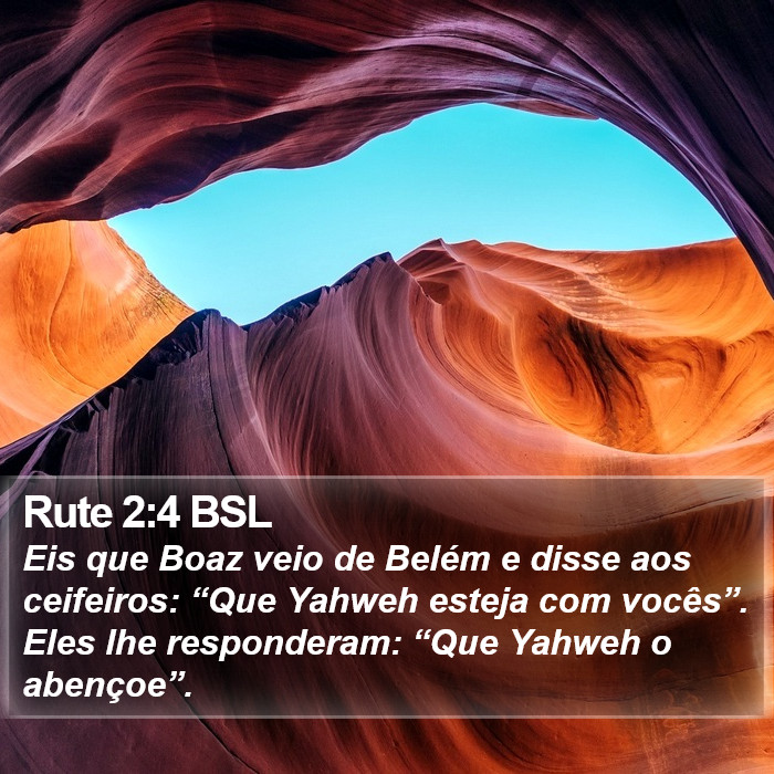 Rute 2:4 BSL Bible Study