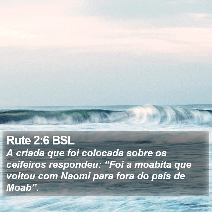 Rute 2:6 BSL Bible Study