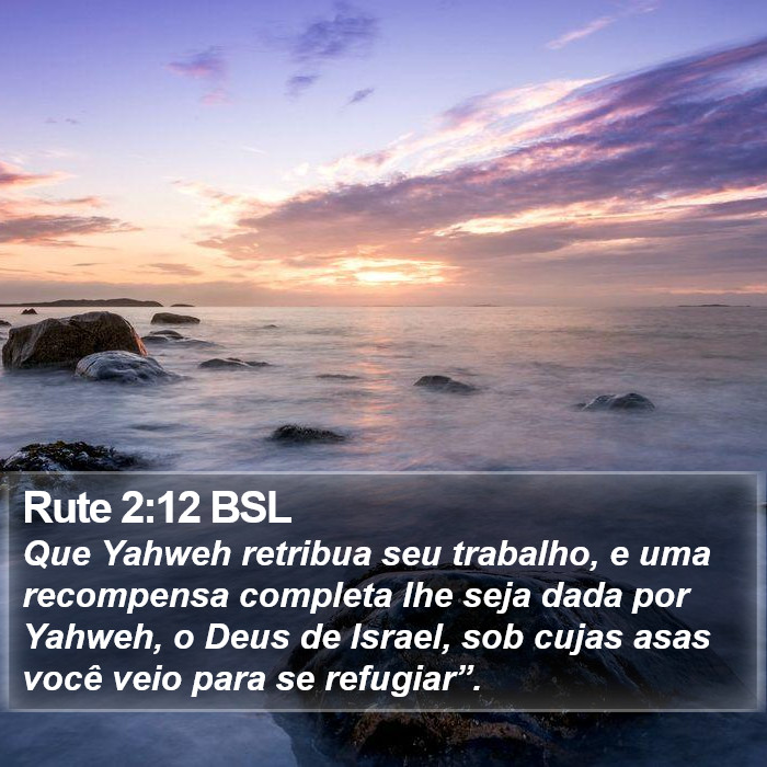 Rute 2:12 BSL Bible Study