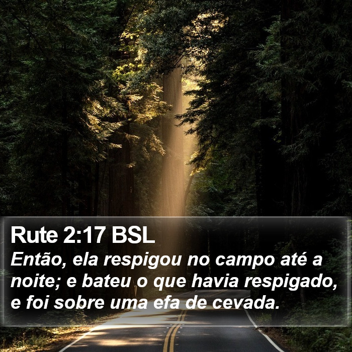 Rute 2:17 BSL Bible Study