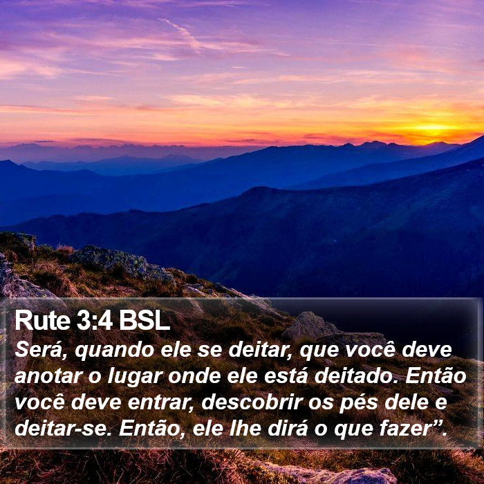 Rute 3:4 BSL Bible Study