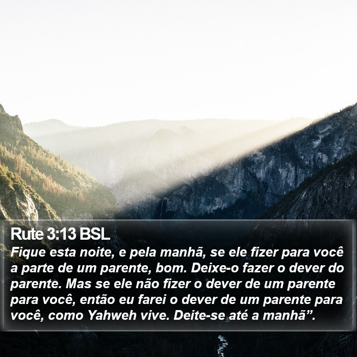 Rute 3:13 BSL Bible Study