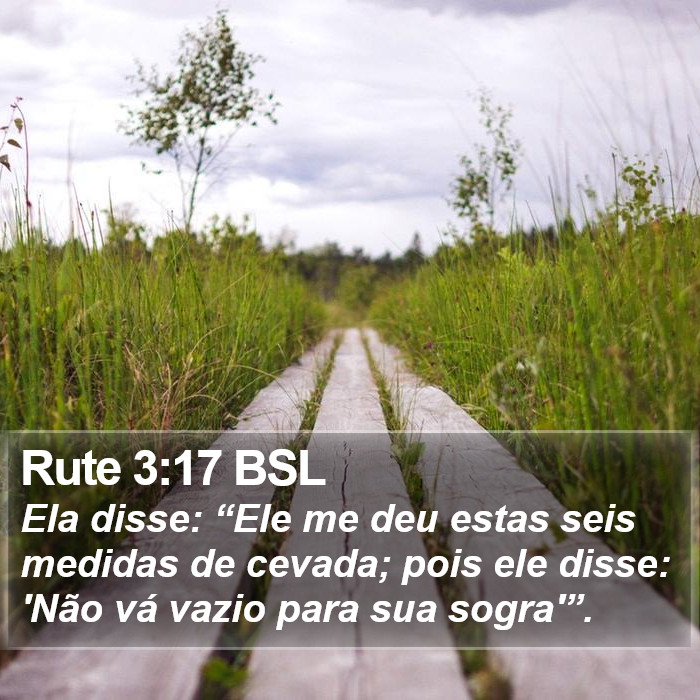 Rute 3:17 BSL Bible Study