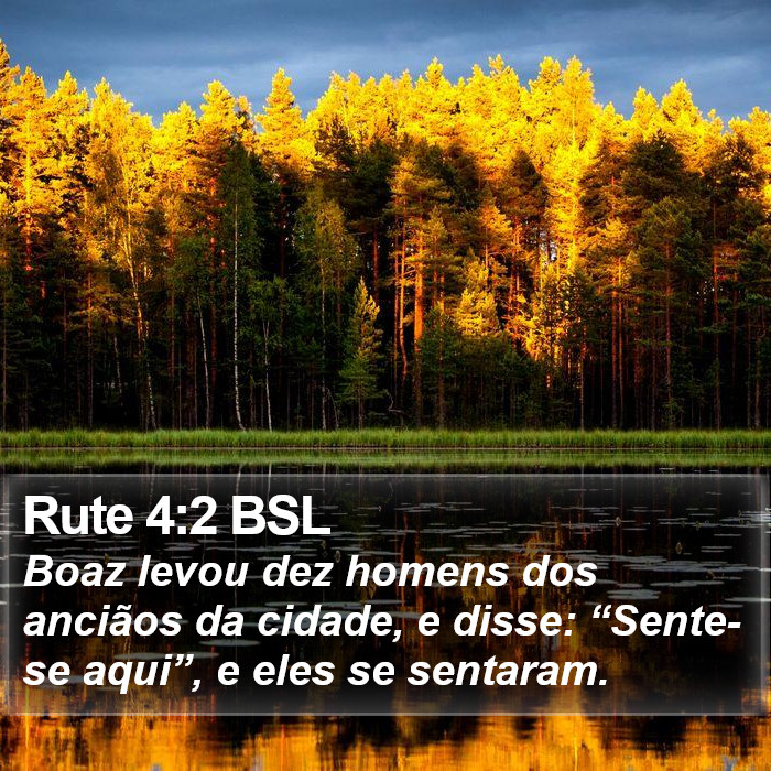 Rute 4:2 BSL Bible Study