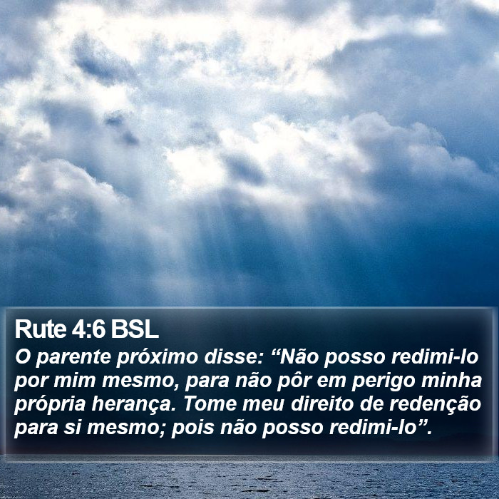 Rute 4:6 BSL Bible Study