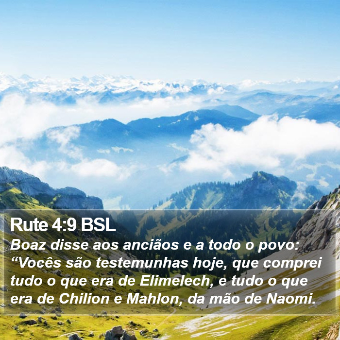 Rute 4:9 BSL Bible Study