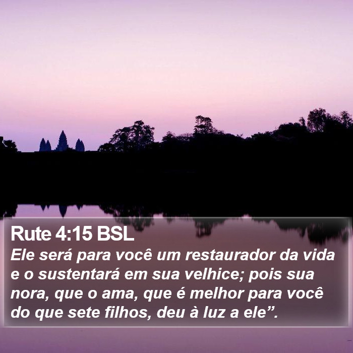 Rute 4:15 BSL Bible Study