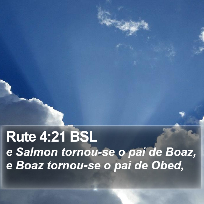 Rute 4:21 BSL Bible Study