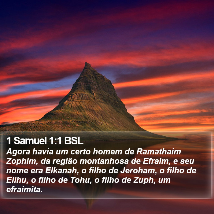 1 Samuel 1:1 BSL Bible Study