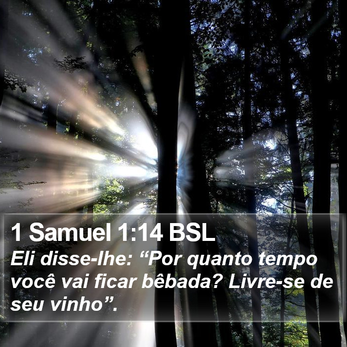 1 Samuel 1:14 BSL Bible Study