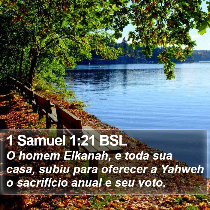 1 Samuel 1:21 BSL Bible Study