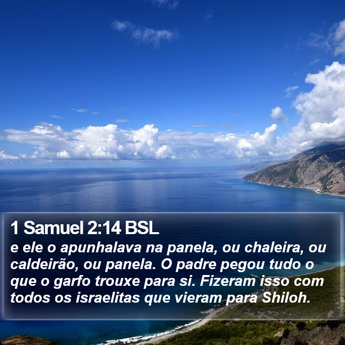 1 Samuel 2:14 BSL Bible Study
