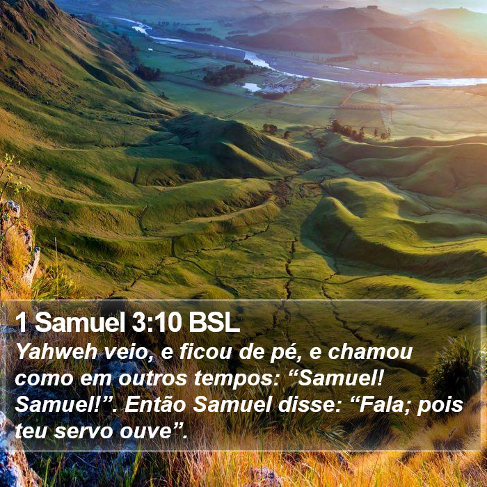 1 Samuel 3:10 BSL Bible Study