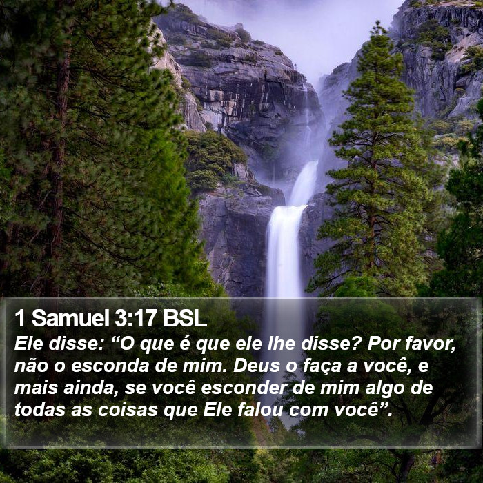 1 Samuel 3:17 BSL Bible Study