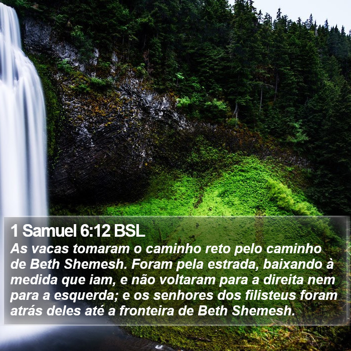 1 Samuel 6:12 BSL Bible Study