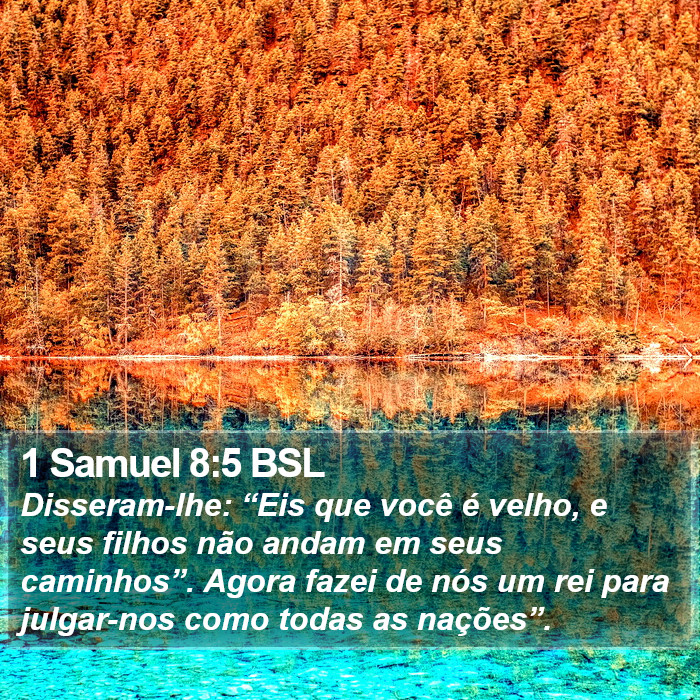 1 Samuel 8:5 BSL Bible Study