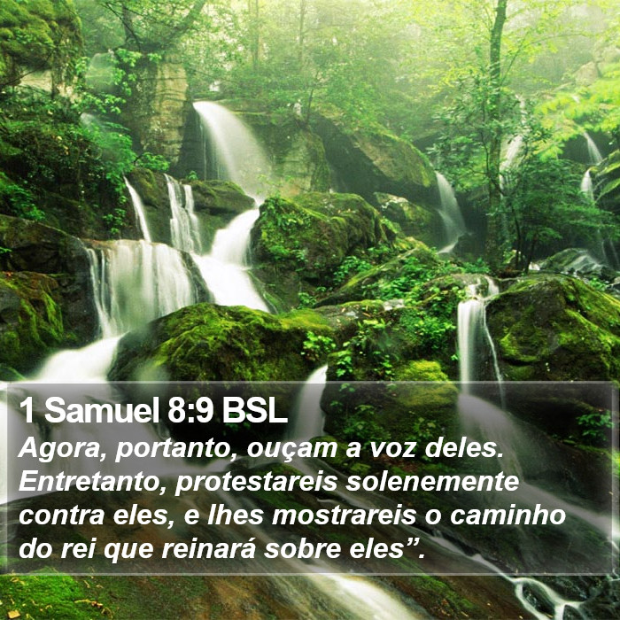 1 Samuel 8:9 BSL Bible Study