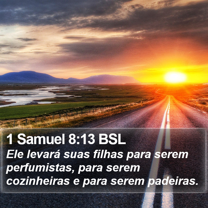 1 Samuel 8:13 BSL Bible Study