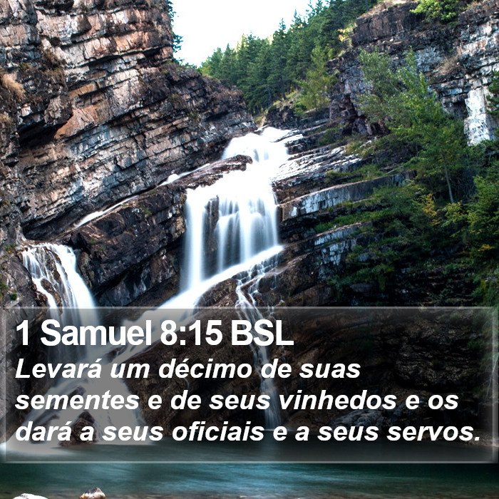 1 Samuel 8:15 BSL Bible Study