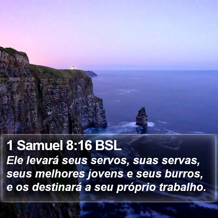 1 Samuel 8:16 BSL Bible Study