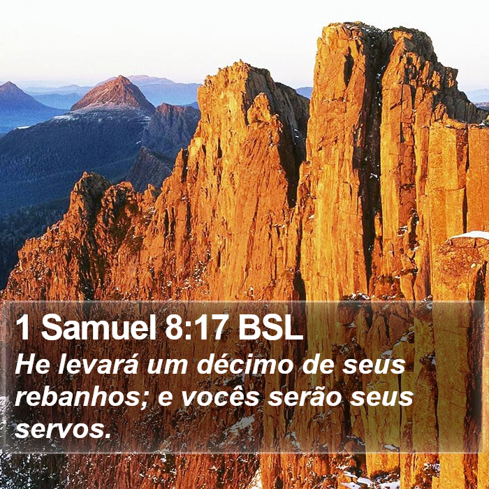 1 Samuel 8:17 BSL Bible Study